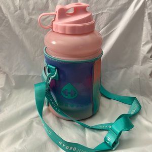 Light Pink 73 oz. HydroJug with straw and sleeve